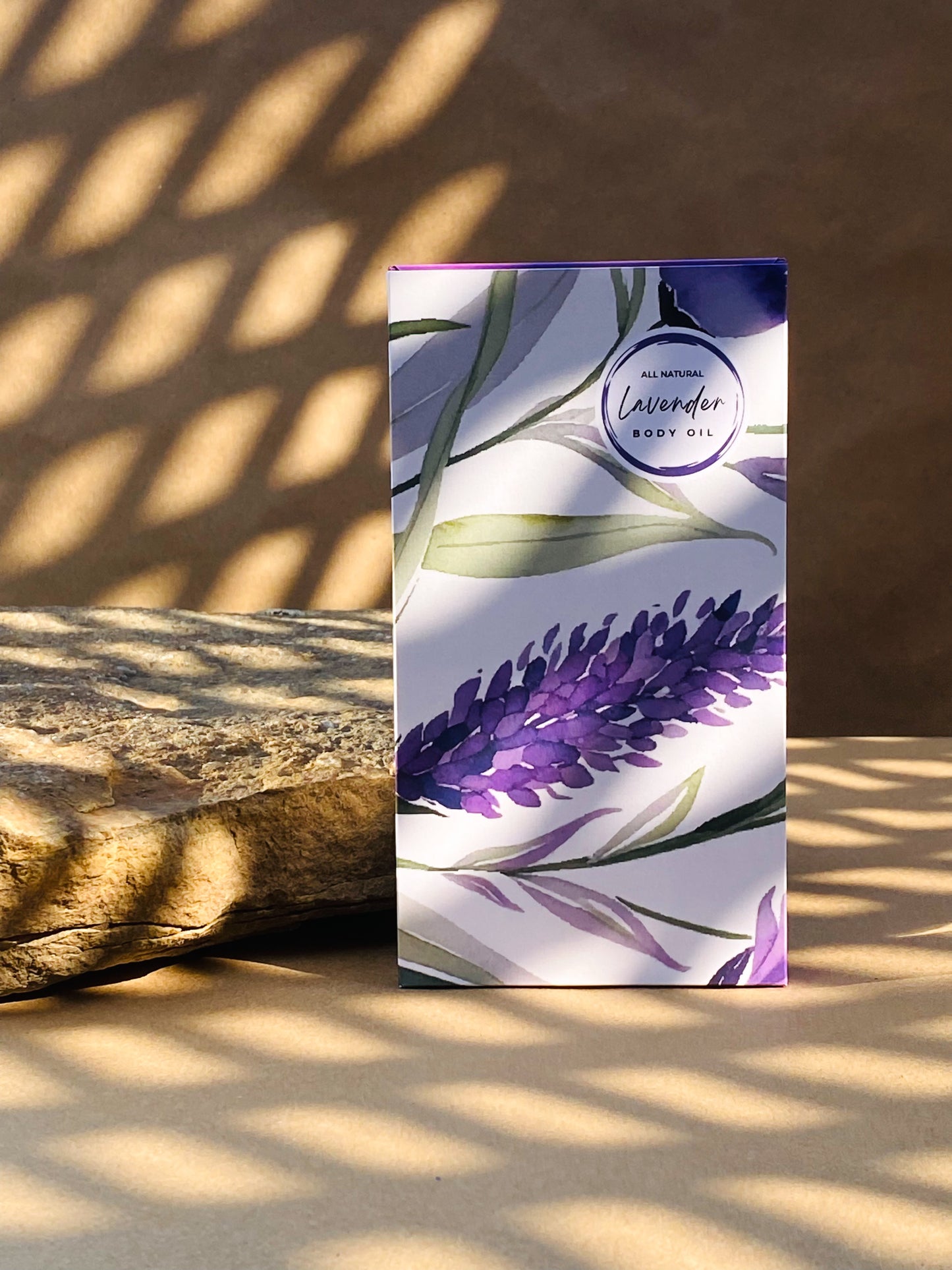 Golden Fields Lavender Body Oil Deluxe Box - 50 ML