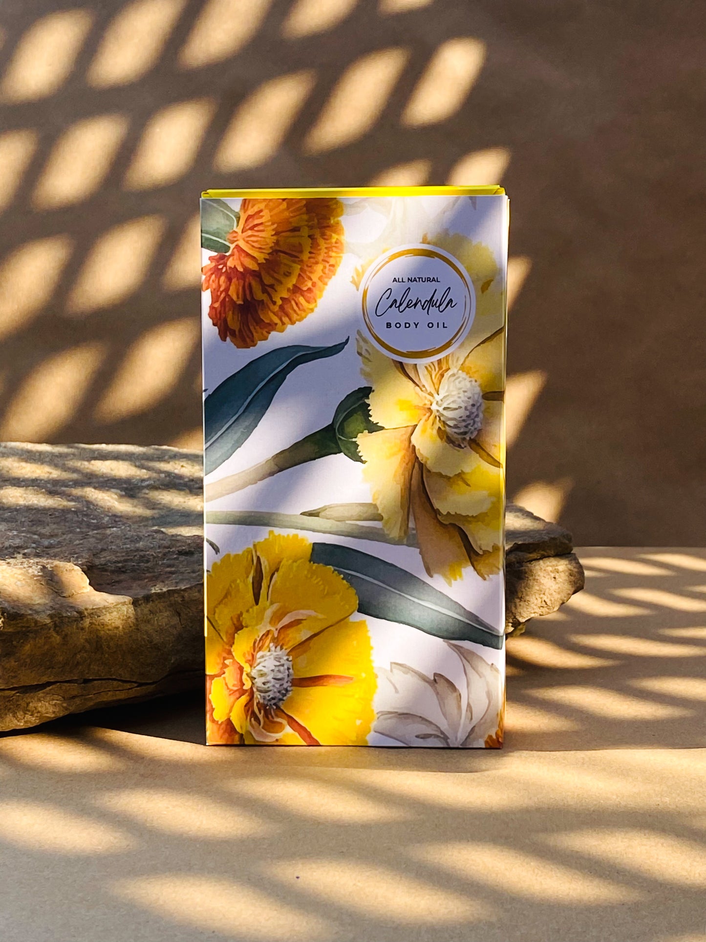 Vanilla Freedom Calendula Body Oil Deluxe Box - 50 ML