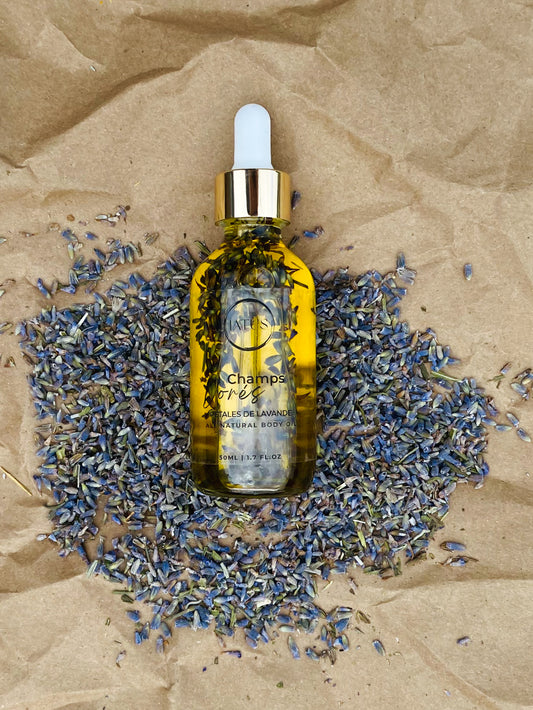 Golden Fields Lavender Body Oil Essential Box - 50 ML