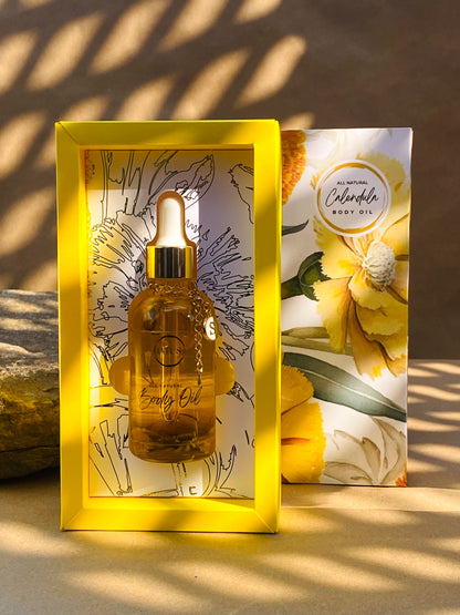 Vanilla Freedom                Calendula Body Oil                   Deluxe Box - 50 ML