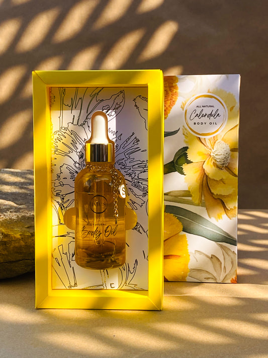 Vanilla Freedom                Calendula Body Oil                   Deluxe Box - 50 ML