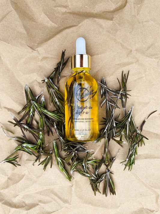 Cedar Sun                          Rosmary Body Oil                      Essential Box - 50ML