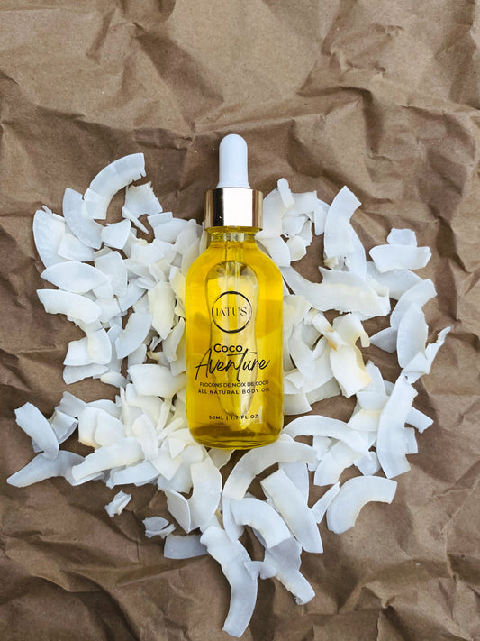 Coconut Aventure                         Coconut Body Oil                         Essential Box - 50ML