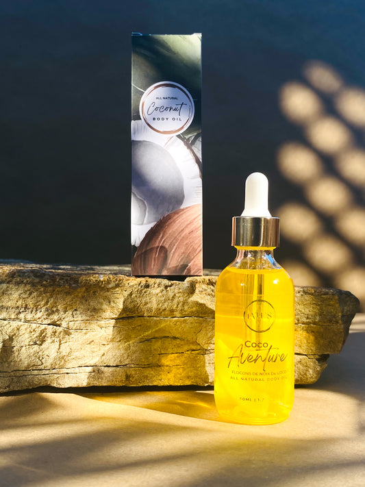 Coconut Aventure                         Coconut Body Oil                         Essential Box - 50ML