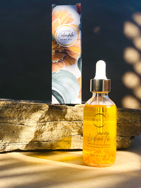 Vanilla Freedom                      Calendula Body Oil                    Essential Box - 50 ML